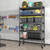 Chegulu 4" Storage Rack Caster Wheels, Fit Boltless Shelving Rack Posts