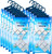 ZARPAX Hanging Moisture Absorber Fresh Cotton 10.6 oz/300g | Moisture Absorbing Bags for Bathroom, Closet, Kitchen & Vehicles | Removes Moisture, Humidity & Odors | Portable Dehumidifier | Set Of 10