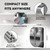 KIHOGEM 4Pcs Adhesive Kitchen Towel Holders