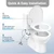 KYUKRI Bidet Attachment for Toilet Ultra-Slim Bidets for Existing Toilets, Non-Electric Bidet Toilet Seat Self-Cleaning Retractable Nozzles Badays for Toilets, Quick & Easy Installation Bedets