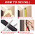 Fingwerk 40 Feet Rubber Weather Stripping Door Seal Strip, Self-Adhesive Backing D-Shape Door Weatherstripping for Door Frame Insulation Large Gap, Easy Cut to Size(Black)