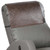 Xmntdo Recliner Headrest Protector,Non Slip Waterproof Headrest Cover,Leather Recliner Headrest Cover for Sofa,Furniture,Living Room,Office Chair 17x27 in(Chocolate Brown)