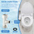 Bidet T Adapter, 3 Way Adapter or Tee Connector (Thread Size 1/2″ x 1/2″ x 9/16″), Bidet Attachment for Toilet (1/2inch)