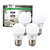 Qualilux Dusk to Dawn Light Bulbs, Auto On/Off Light Sensing LED Bulbs Outdoor, Daylight, Small A15 4-Pack, 5W 450LM 40W Equivalent, HQ-H031