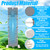 Dpwrrot Air Scrubber Replacement Bulb,9" PCO Cell Compatible with Activtek
