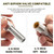 Marine Anti Siphon Valve Replacement for Boat Fuel Tank Pickup Tube to Prevents Fuel Theft and Fuel Spillage of Gas Tank Outboard, with 1/4" NPT, 3/8" Hose for Marine Fuel Tank Valve - Aluminum 2 PCS