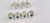 XYUXIN 85-1024 Wheel Hub Bolt Studs # 90114-10013 & Lug Nuts Replacement for 2004-2013 Yamaha Rhino 450 700 UTVs Rear