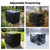 Engine Driven Welder Cover: Mineye Heavy Duty 600D Waterproof Welder Cover for Engine-Driven Welder 230/265/325/225. With Storage Bag and Handles. 43"D x 22"W x 30"H.