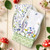 Arquiel Wildflower Tea Towels, 100% Cotton Kitchen Towels, Set of 4