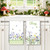 Arquiel Wildflower Tea Towels, 100% Cotton Kitchen Towels, Set of 4