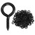 Aovchei 1" Black Heavy Duty Eye Screws, 150 Pack