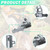 Adefol 544180104 Oil Pump Pressure Line Kit & 502541603 Clutch Removal Tool for Husqvarna 455 Rancher 455E 460 Chainsaw, 455 Oil Pump Pinion Pressure Line Parts 544180104, 537261501, 502541603