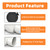 GASHER 3" PVC Backflow Preventer Valve, Sewer Check Back Flow Preventer Drain Backflow Preventer Valve for a Variety Of Drainage Systems