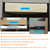 11 inch Drawer Slide Full Extension Triple-Fold Ball Bearing Drawer Slide 11 inch w/Screws Under/Side Mount Drawers Slides Cabinet, Dresser, Toolbox Replacement 11" Drawers Slides Quiet Soft-Close