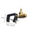 2PCS Boomless Spray Nozzle,#10#12 Orifices Brass Boomless Broadcast Nozzle for ATV Spot Sprayer Up to 31 feet scanning range, Compatible with Multi-Purpose ATV/UTV Tank Sprayer for Lawn & Garden,Farm