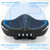 CDYWD New Noseless Bike Seat for Men Women Comfort, Extra Wide Soft Padded Bicycle Seat, Large Comfortable Bike Saddle for Peloton, Stationary Exercise Bike, Ebike, Scooter, Beach Cruiser, City Bike