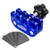 CNRAQR Universal Spark Plug Gap Tool for Most 10mm 12mm 14mm 16mm Spark Plugs with 1 Set Feeler Gauge Blue