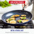 Blue Diamond 12" Diamond Ceramic Nonstick Frying Pan Skillet with Lid, Blue