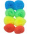 16-Pack Non-Scratch Nylon Scouring Pads – Durable Round Kitchen Scrubbers in 4 Colors – Safe for Non-Stick Cookware – 2.5" Diameter – Multi-Surface Cleaning Pads for Home, Kosher & Commercial Use