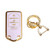 TAPAYICA For Acura Key Fob Shell Keyless Remote Key With Keychain Fit for Acura ILX RDX TL ZDX Smart 4 Buttons Key Fob (Pink)