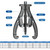 MANNIFEN 10 inch 3 Jaw Gear Puller