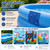 Nuanchu Self-Adhesive Vinyl Pool Liner Patch,Marble,28 x 40 Inch