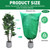 4 Pack Winter Plant Covers Freeze Protection, 47 "x 31" Thickened Frost Blankets for Outdoor Plants, Fruit Trees, Shrubs & Potted Plants | Reusable Cloth Plant Covers Jacket with Drawstring-Green