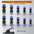 180PCS Quick Connect Air Hose Fittings,1/8 1/4 5/16 3/8 1/2 inch & 4/6/8/10/12mm Straight Push to Connect Fittings for Air Compressor Tool,Air brake systems,Pneumatic automation,Transportation