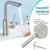 1set 42mm Width 304 Stainless Steel Faucet Handle Kit,for Single Handle Faucet(One-Shape Type)
