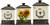 Certified International French Sunflowers Canister Set, Set of 3 Ceramic Kitchen Storage Jars with Lids, Vintage Sunflower Decor, Floral Bee Butterfly Design, 56/60/96 oz