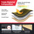 AggSound Car Sound Deadening Mat 1/4inch 18sqft Car Material