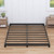 Nailsong 4 Inch Bed Frame Queen Size, Queen Bed Frame Low Profile