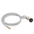 GasSaf 6FT Propane Regulator Hose with Gauge Grill Regulator Hose