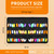 Sdstone Portable Zippered Key Case,Fireproof and Waterproof Key Organizer with 54 Key Hooks and Tags, Portable Key Binder,Key Storage for Real Estate Sales,Hotel Executives, Car Service