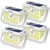WELALO Solar Motion Sensor Lights Outdoor, 188 LED, IP65 Waterproof, 4 Pack