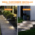 VOLISUN Solar Driveway Marker Lights Dock Marine Led Deck Outdoor 4 Pack