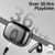Btootos Wireless Earbud Bluetooth Headphones with 4 Mic, LED Power Display Bluetooth 5.3 True Wireless Earbud,Deep Bass Mini Wireless Headphones in Ear Buds Earphones Sport Elegant Black