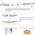 50ft 360 LED Rope Lights Outdoor, Connectable and Flexible Tube Lights with 8 Modes, Waterproof Indoor Outdoor LED Rope Lighting for Deck, Garden, Pool, Fences,Patio, Indoor Outdoor Decorations (Blue)