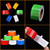 Zonon 6 Rolls High-Visibility Waterproof Reflective Tape, Multicolor, 1"