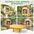 MIYOLU Little Library Mount – Handcrafted Cedar Wood Bracket for Little Free Library, Weather Resistant Outdoor Book Box Support with Heavy Duty Screws, Great for Community Book Exchange DIY Projects