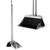 VOOWO Heavy Duty Broom and Dust pan Set, Stainless Steel Broom and Dustpan Set with Long Handle, Broom with Dustpan Set for Home Standing Dust Pan Indoor Outdoor Brooms Dustpan