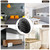 Zonon 4 Pcs Stainless Steel Soffit Vents 6 Inch Round Dryer Vent Cover with Mesh Screen for Home Outdoor Bathroom Wall Ceiling Outside Exterior Exhaust (Black)