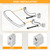 VG MOTO 1" 1.5" Floorboard Extension Kit for Harley Touring 2009-2024