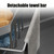 Sink Organizer, Silver Stainless Steel Sponge Holder with Towel Bar, Self-Adhesive Kitchen Storage Rack，Suitable for right-angle sinks