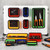 Burbell 12 Pcs Collapsible Magnetic Parts Tray Set 3 Size,Multicolor