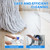 Indoor Mop for Floor Cleaning, Lightweight Cotton Mop with 2 Washable Heads