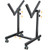 UPELLA Heavy Duty Amplifier Stand, Adjustable Amps Speaker Cabinet Stand Combo Holder, Audio Rack, Guitar Amplifier Stand