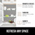 GORILLA GRIP® Peel and Stick Paper, Removable Cover for Books, Shelves, Countertops, Drawers, Cabinets and Crafts, Easy Install Kitchen Decor, Shelf, Drawer, Cabinet Liners, 11.8 in x 10 FT Gray