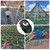 NPENGHUI 10 Pieces Climbing Rope Cross-Type Connectors Net Ladder Metal Buckle Outdoor Climbing Net Ladde Accessories for Suitable for Cargo Climbing Net Jungle Gym Bird Climbing Rope Ladder