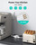 1.5FT Short Extension Cord with 3 Outlets, 900J Surge Protector Power Strip